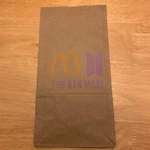 LIMITED EDITION McDonalds X BTS Bag NO GREASE